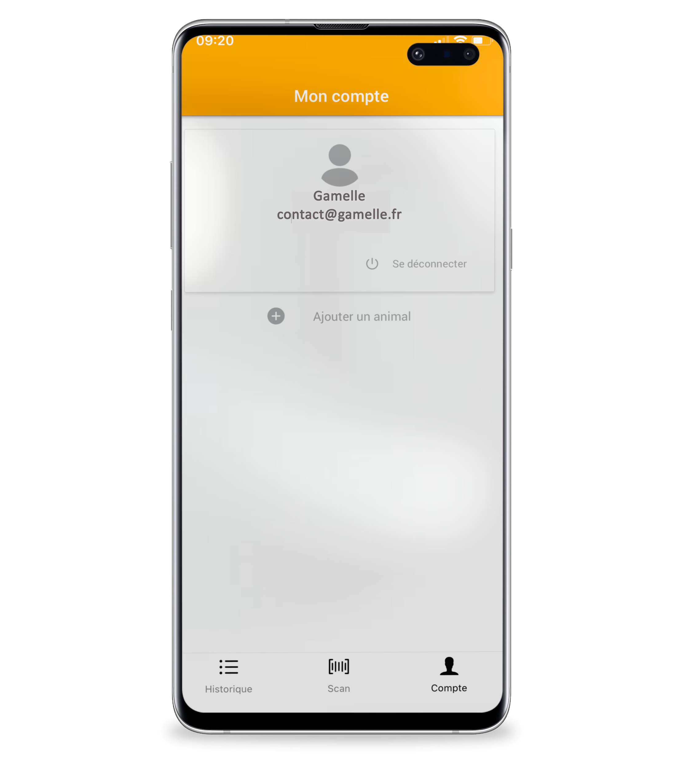 mockup Ajouter une animal 2